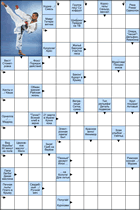 Сканворд № 3112 “Карате”