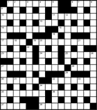 Кроссворд № 2982 «Жучкина “улыбка” во все имеющиеся зубки”