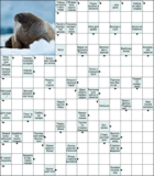 Сканворд № 6041 “Песня о бурлацкой артели”