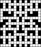 Кроссворд № 3000 «Произведение искусства, которое видно только в темноте”