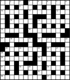 Кроссворд № 3010 «Драгоценное название мелкого типографского шрифта”