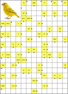 Сканворд № 6202 “Канарейка”